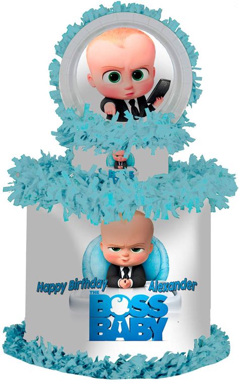 Today is the perfect day to tell him that you have been wonderful as a leader, as a friend, partner, support and guidance. The Boss Baby Large Personalized Pinata | Baby birthday ...