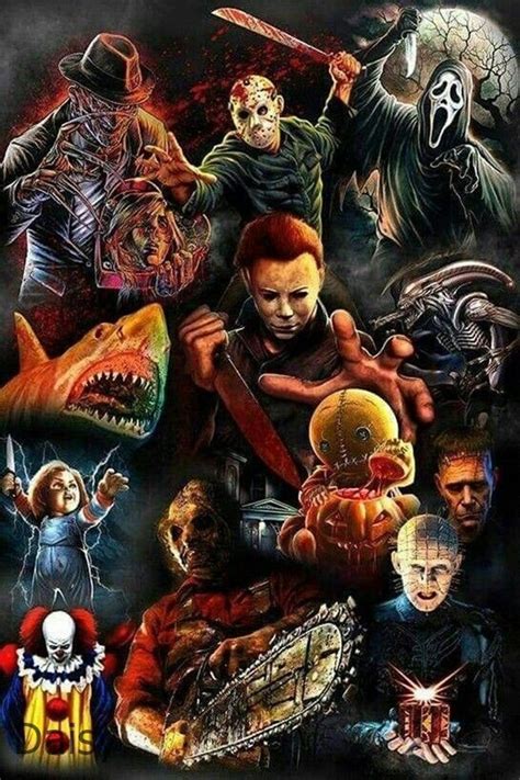 Upholding a constant low level of intoxication. 5D DIY Diamond Painting Kit Chucky Freddy Jason Horror ...