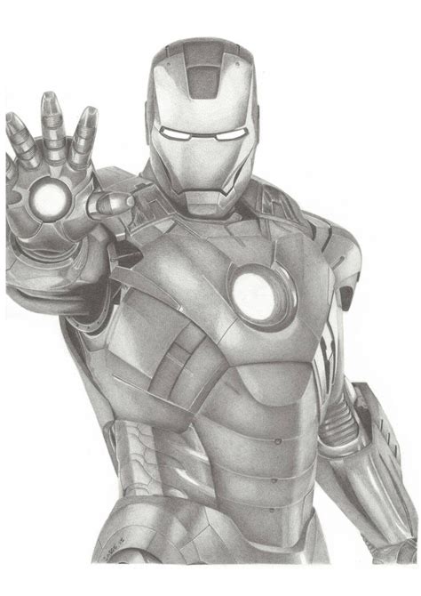 Iron Man Drawing Iron Man Drawing Pencil Drawings Drawings My XXX Hot