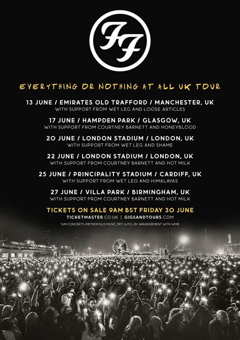 Foo Fighters Tickets Out Now Here S Where To Buy Uk Tour Tickets Music Entertainment
