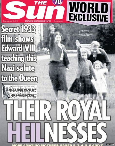 Queen Nazi Salute Film Palace Disappointed At Use Bbc News