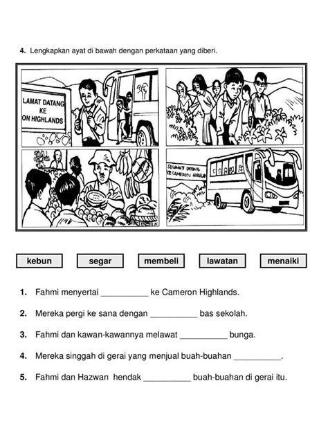 Latihan Bahasa Melayu Malay Language Primary Writing Bahasa Melayu