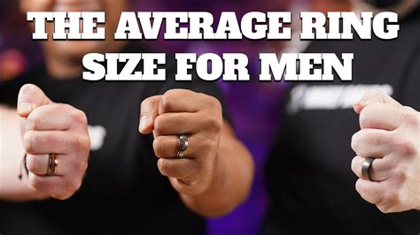 What Is The Average Ring Size For Men Youtube