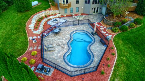 Fiberglass Pool Manufacturers Fiberglass Pools Installing Above Ground Pool Fond Du Lac Wi