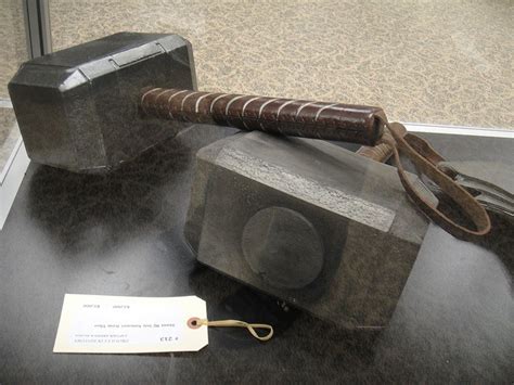 Captain America Prop Auction Thors Hammers Thors Hammer Movie