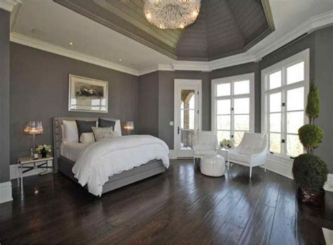 Modern gray bedroom color schemes. 21 Gorgeous Master Bedroom Paint Colors Schemes Trend 2018 (With images) | Grey bedroom design ...