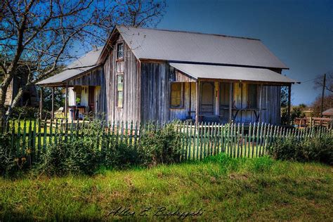 Texas Old Homestead Photograph By Allen Biedrzycki