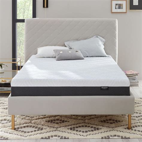 Aircool max memory foam helps remove heat to maintain an optimal temperature. Beautyrest Hybrid 10 in. Medium Firm Twin Mattress ...