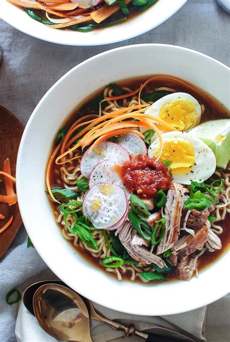 See more ideas about healthy food guide, recipes, healthy. Pork Ramen Noodle Bowls | Bev Cooks