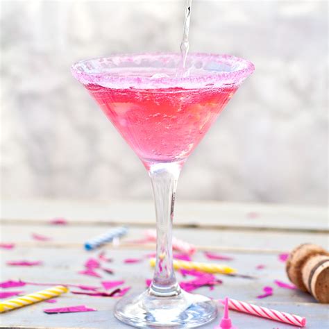 The Rory Cocktail Is A Very Pink Drink Made From Pineapple Vodka Grenadine And Champagne Or