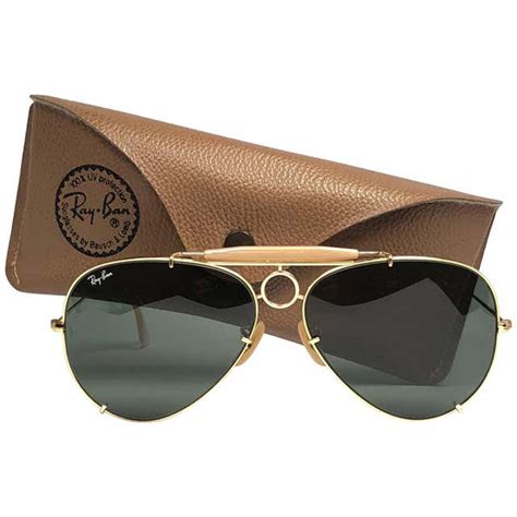 New Vintage Ray Ban Bandl Clip On For Aviator 62mm Sunglasses Collectors Item Usa For Sale At 1stdibs