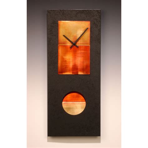 Leonie Lacouette Creates This Artistic Black And Copper Pendulum Clock