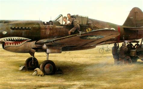 Military Curtiss P 40 Warhawk Hd Wallpaper