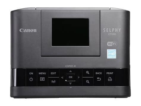 Canon Selphy Cp1200 Wireless Color Photo Printer Black