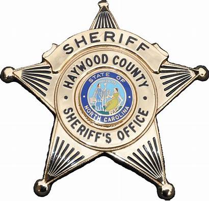 Sheriff County Haywood Office Nc Badge Waynesville