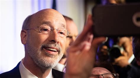 pa governor tom wolf easily wins 2nd term in 2018 midterm election