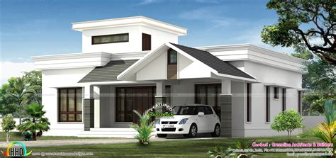 Take your time for a moment, see some collection of low budget house plan. Low budjet single floor house design two side views ...