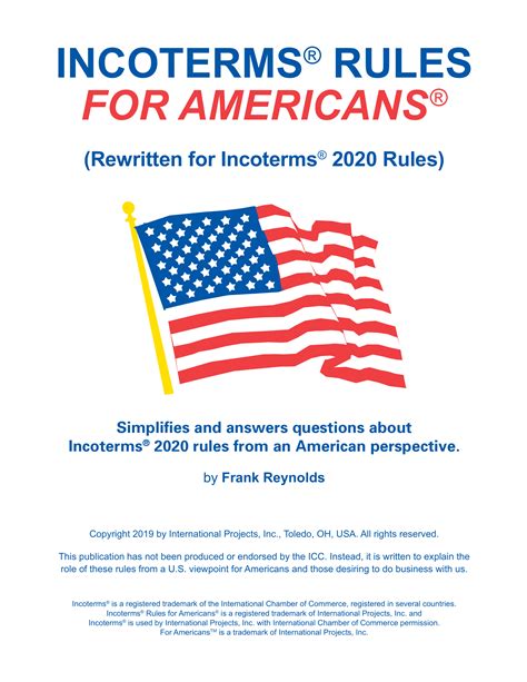 Incoterms® Rules For Americans® Incoterms® Rules For Americans®