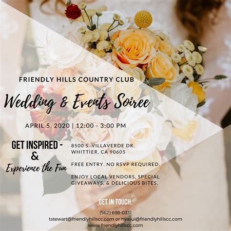 For their friendly hills country club wedding celebration, the couple wanted a blend of traditional and modern. Save the Date: 4/5/20 Friendly Hills Country Club Wedding ...