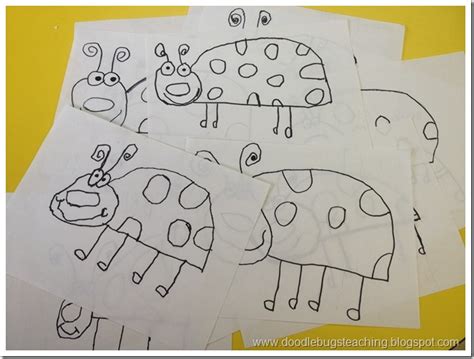 Doodle Bugs Teaching First Grade Rocks Spring Time Directed Drawings