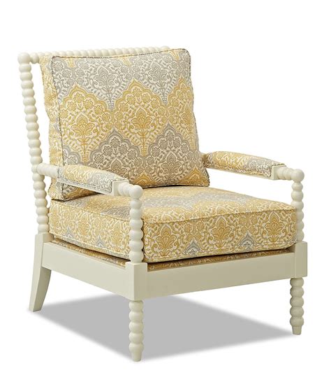 Rocco Occasional Chair In White Klaussner Home Gallery Stores