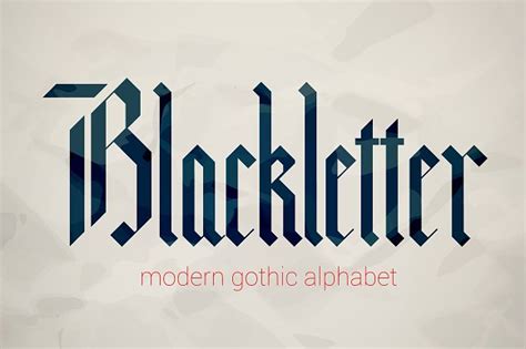 Blackletter Modern Gothic Font ~ Blackletter Fonts ~ Creative Market