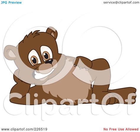 Royalty Free Rf Clipart Illustration Of A Bear Cub School Mascot