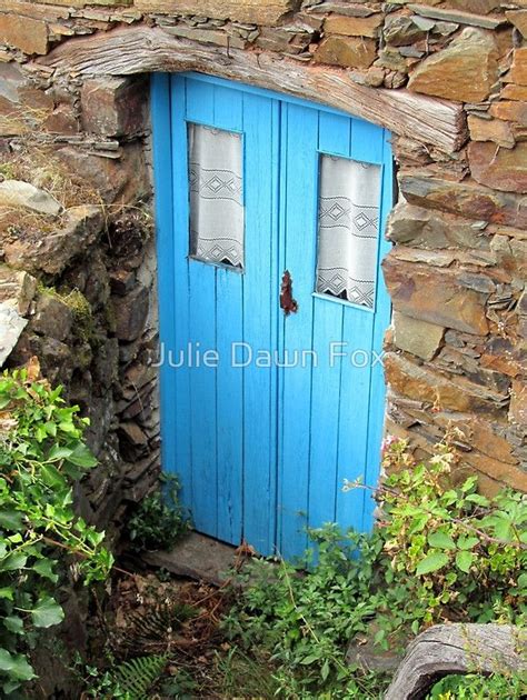 Blue Cottage Door Photographic Print By Julie Dawn Fox Cottage Door
