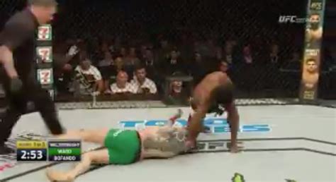 Watch Irish Ufc Fighter Charlie Ward Knocked Out In The First Round At
