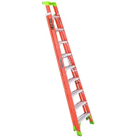 Louisville Ladder° Fxs1500 300 Lb Fiberglass 10 Step Cross Step Ladder