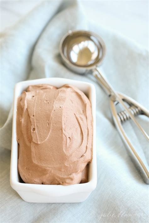 5 Minute Creamy Chocolate Ice Cream Recipe Julie Blanner