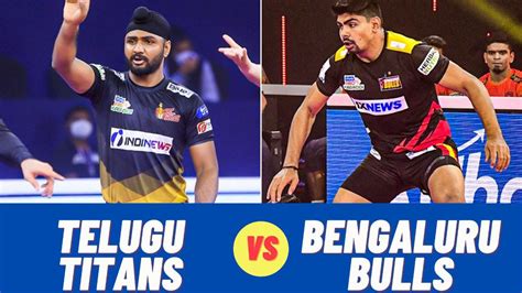 Pro Kabaddi Pkl 8 Highlights Bengaluru Bulls Beat Telugu Titans 36 31