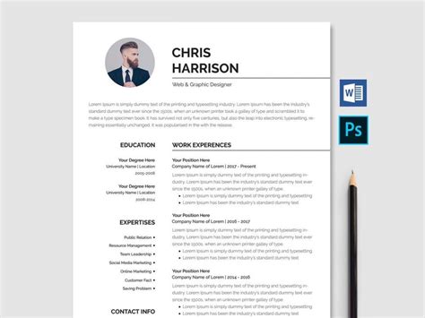 Free and premium resume templates and cover letter examples give you the ability to shine in any application process. View 10+ 23+ Ms Word Resume Template 2020 Pictures vector