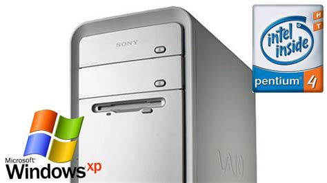 Windows Xp Install For A Sony Vaio Desktop Youtube