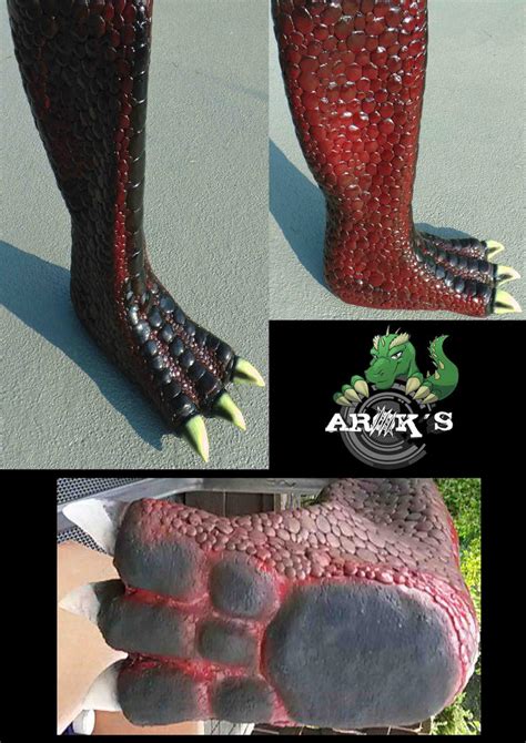 Red Lizard Feet By Arooki On Deviantart