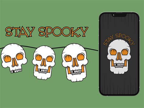 Autumn Inspired Phone Wallpaper Stay Spooky By Nick Reinheimer On