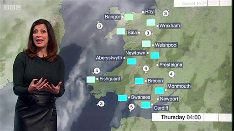 Behnaz Akhgar Bbc One Wales Hd Wales Today Weather January 9th 2019