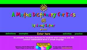 A Maths Dictionary For Kids By Eather