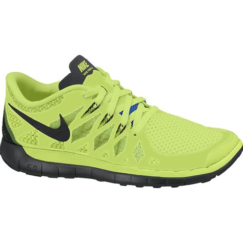 Nike Boys Free 50 Running Shoes Voltblackelectric Green