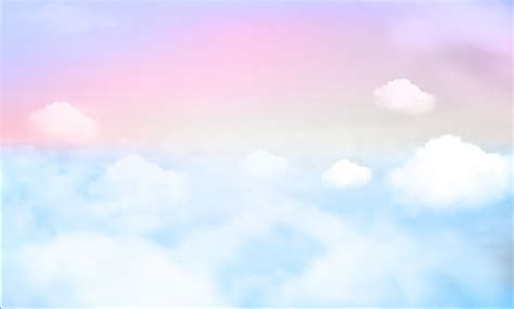 Pastel Gradient Blurred Sky Background Festive Dream Glitter