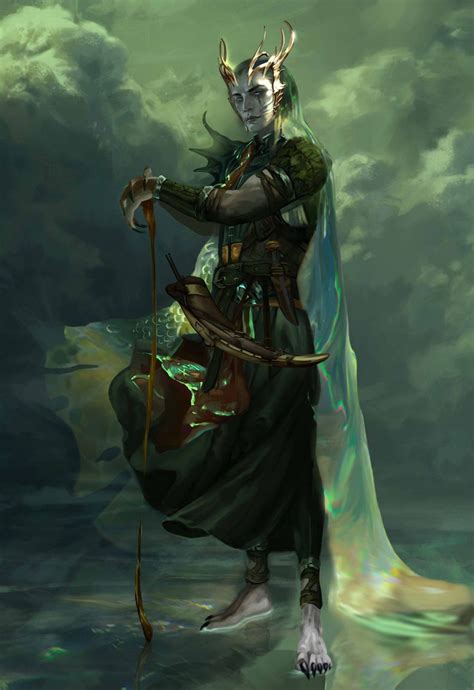 Njord God Of The Sea By The Golden Elf On DeviantArt Fantasy Concept Art Fantasy Character