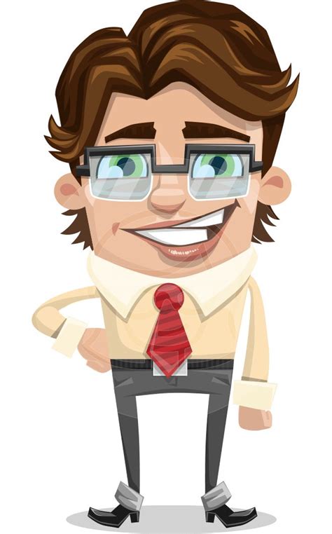 Entrepreneur Man Cartoon Vector Character Graphicmama Cartoons