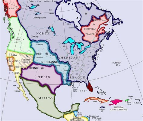 Ancient Map Of North America Map North American League Solemn League And Covenant The