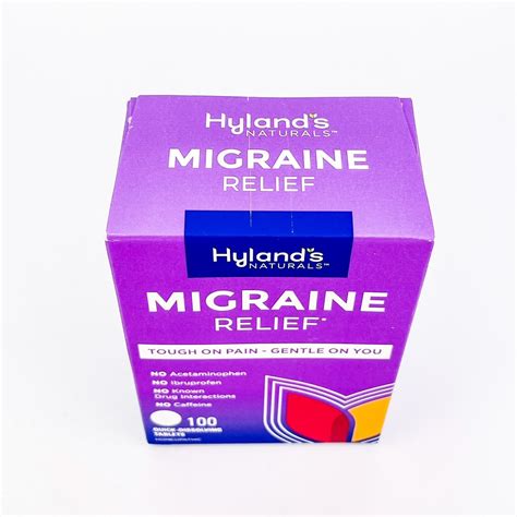 Hylands Migraine Relief Quick Dissolving Tablet 100ct Lot Of2 Bb424