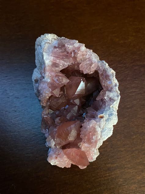 Pink Amethyst Cluster Raw Natural Juicy Color Argentina 7790