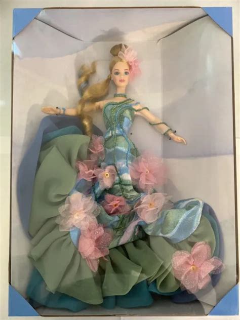 1997 water lily claude monet barbie doll mattel 17783 1st in series nrfb 60 00 picclick