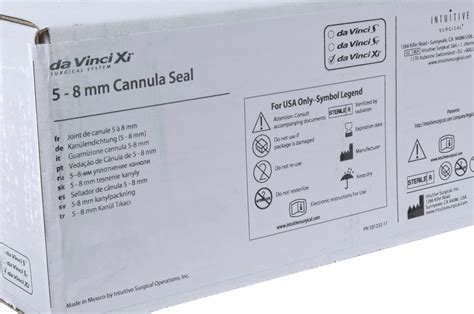 Intuitive Surgical 470361 Da Vinci Xi 5 8 Mm Cannula Seal Zgrum Medical