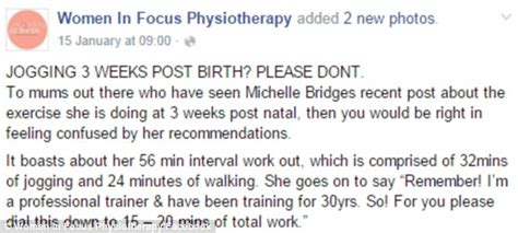 The Biggest Losers Michelle Bridges Slammed For Post Pregnancy Workout