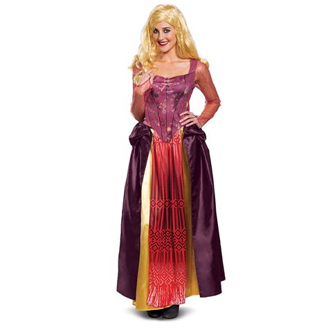 Disneys Hocus Pocus Adult Deluxe Sarah Halloween Costume Exclusive