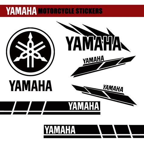 Yamaha Motorcycle Sticker 1 Pc Shopee Philippines